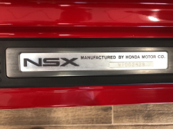 1991 Acura NSX in Formula Red over Black