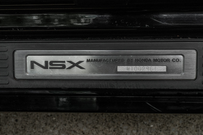 1991 Acura NSX in Berlina Black over Black