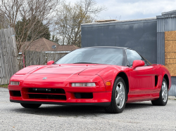 1991 Acura NSX in Formula Red over Black