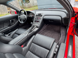 1991 Acura NSX in Formula Red over Black