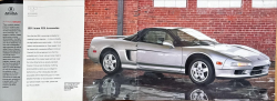 1991 Acura NSX in Formula Red over Black