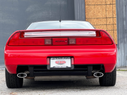 1991 Acura NSX in Formula Red over Black
