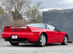 1991 Acura NSX in Formula Red over Black