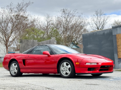 1991 Acura NSX in Formula Red over Black