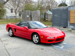 1991 Acura NSX in Formula Red over Black