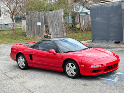 1991 Acura NSX in Formula Red over Black