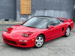 1991 Acura NSX in Formula Red over Black