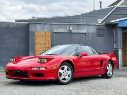 1991 Acura NSX in Formula Red over Black