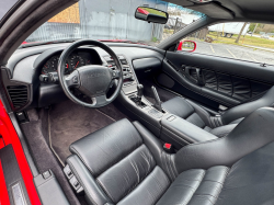 1991 Acura NSX in Formula Red over Black