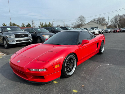 1991 Acura NSX in Formula Red over Ivory