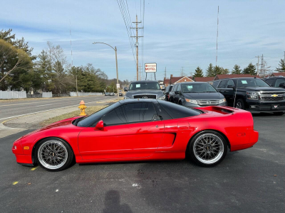 1991 Acura NSX in Formula Red over Ivory