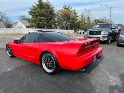1991 Acura NSX in Formula Red over Ivory