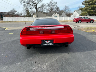 1991 Acura NSX in Formula Red over Ivory