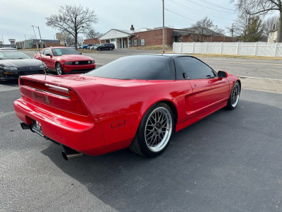 1991 Acura NSX in Formula Red over Ivory