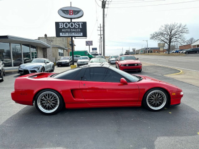 1991 Acura NSX in Formula Red over Ivory