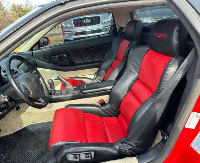 1991 Acura NSX in Formula Red over Ivory