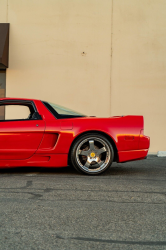 1991 Acura NSX in Formula Red over Black