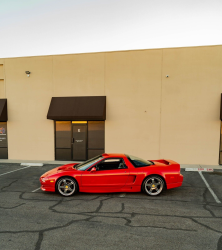 1991 Acura NSX in Formula Red over Black