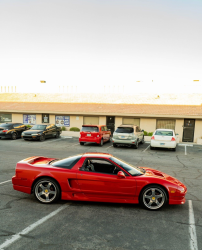 1991 Acura NSX in Formula Red over Black