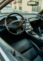 1991 Acura NSX in Formula Red over Black