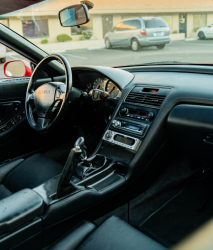 1991 Acura NSX in Formula Red over Black