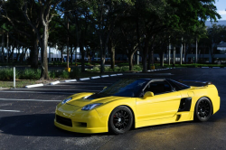 1991 Acura NSX in Spa Yellow over Black
