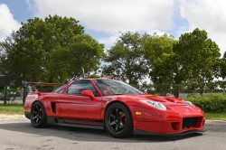 1991 Acura NSX in Formula Red over Black