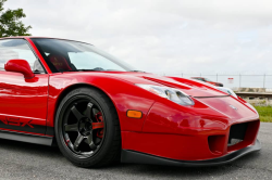 1991 Acura NSX in Formula Red over Black