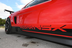 1991 Acura NSX in Formula Red over Black