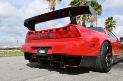 1991 Acura NSX in Formula Red over Black