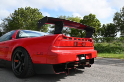 1991 Acura NSX in Formula Red over Black