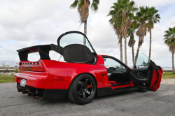 1991 Acura NSX in Formula Red over Black