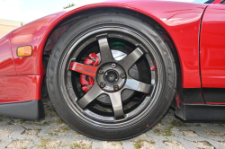 1991 Acura NSX in Formula Red over Black