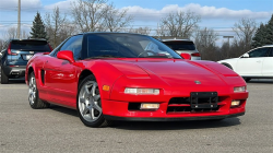 1991 Acura NSX in Formula Red over Black