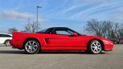 1991 Acura NSX in Formula Red over Black
