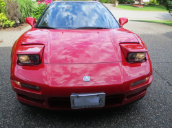 1991 Acura NSX in Formula Red over Black