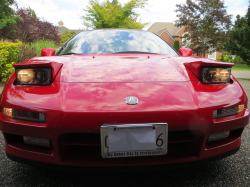 1991 Acura NSX in Formula Red over Black