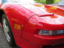 1991 Acura NSX in Formula Red over Black