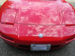 1991 Acura NSX in Formula Red over Black