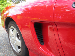 1991 Acura NSX in Formula Red over Black