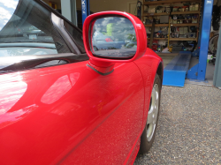 1991 Acura NSX in Formula Red over Black