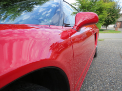 1991 Acura NSX in Formula Red over Black