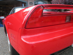 1991 Acura NSX in Formula Red over Black