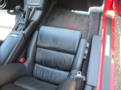 1991 Acura NSX in Formula Red over Black