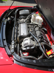 1991 Acura NSX in Formula Red over Black