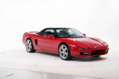 1991 Acura NSX in Formula Red over Black