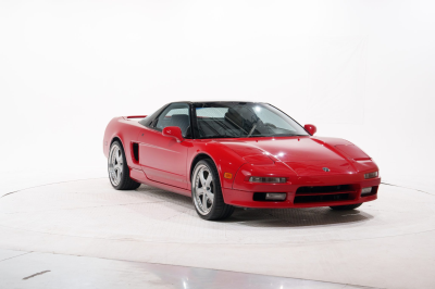 1991 Acura NSX in Formula Red over Black