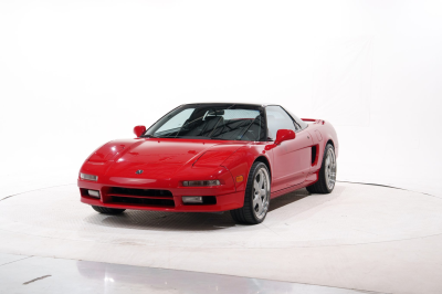 1991 Acura NSX in Formula Red over Black