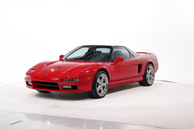 1991 Acura NSX in Formula Red over Black