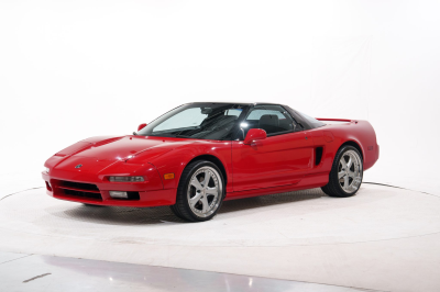 1991 Acura NSX in Formula Red over Black